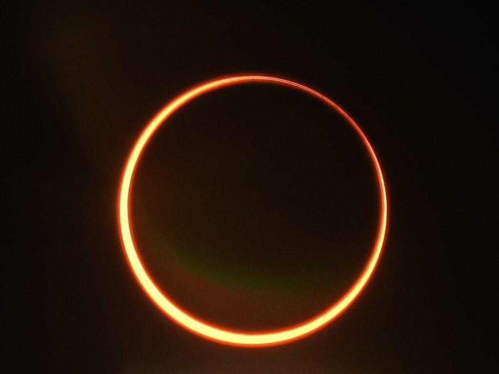 The annular solar eclipse - 26 December 2019, as seen from Jaffna, Sri Lanka.