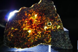 A meteorite or rock from space landed in the Sahara desert in 2020.